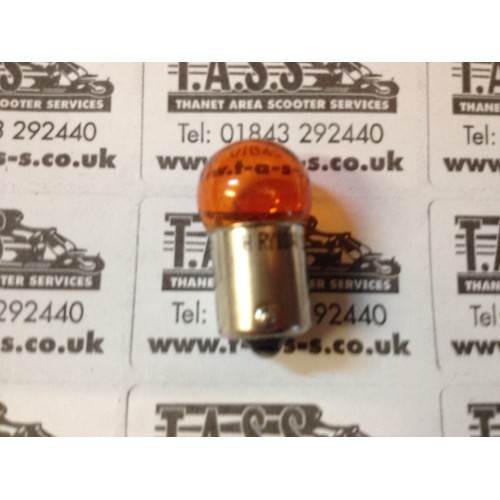 12V 10W AMBER COLOURED INDICATOR BULB LML
